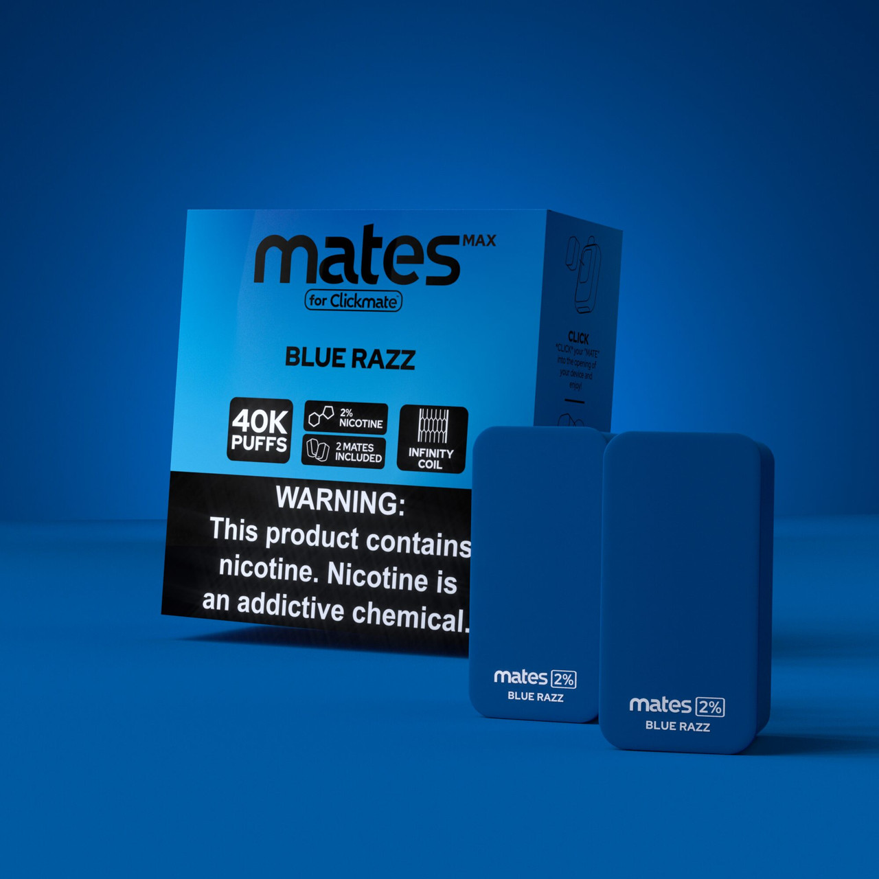 7Daze Clickmates 2% Prefilled Mates MAX (2-Pack) | Vapor Empire