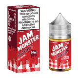 Strawberry by Jam Monster Salt Nicotine 30ml with Packaging