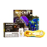 SnowWolf Wocket Pod System with packaging and other contents