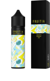 Banana Ice by Fruitia E-Liquid with Packaging