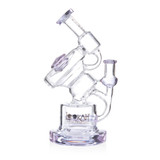 Lookah (Dab Rig) 10” Recycler Inline Percolator Nebula Water Pipe purple