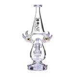 Lookah (Dab Rig) 12″ Recycler Color Rim Big Eyes Water Pipe purple