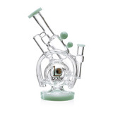 Lookah (Dab Rig) 14″ Recycler Orbital Double Chamber Water Pipe Group green