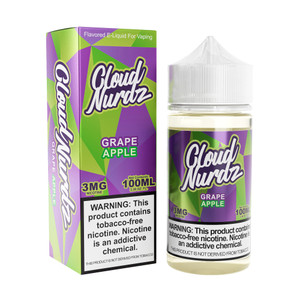 Grape Apple by Cloud Nurdz E-Liquid with packaging