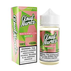 Watermelon Apple Cloud Nurdz TFN 100mL with packaging