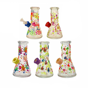 Non branded (Water Pipe) F81 8″ 7mm Thick Glow in the Dark