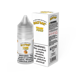 Yellow Peach Salt Bae 50 Salts 30mL with packaging