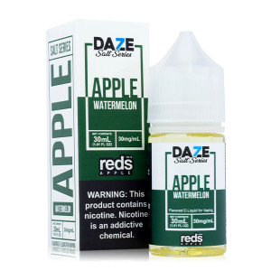Reds Watermelon by 7 Daze Salt E-Liquid with packaging
