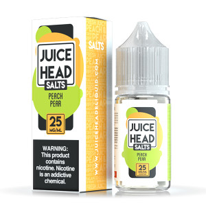 Peach Pear by Juice Head Salts E-Liquid with Packaging Peach Pear by Juice Head Salts E-Liquid with Packaging