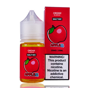 Apple Ice By ORGNX Salt E-Liquid with packaging