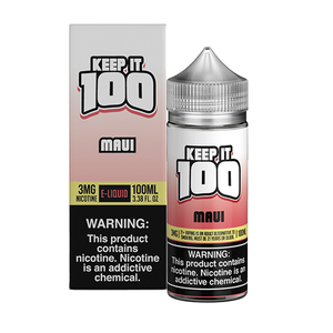 Maui Blast (Tropical Blast) by Keep It 100 E-Liquid with Packaging