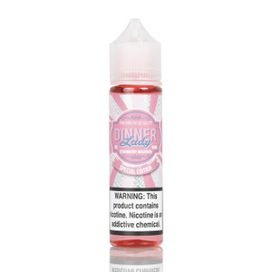 Strawberry Macaroon By Dinner Lady E-Liquid Bottle