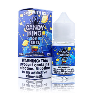 Lemon Drops By Candy King On Salt E-Liquid with packaging