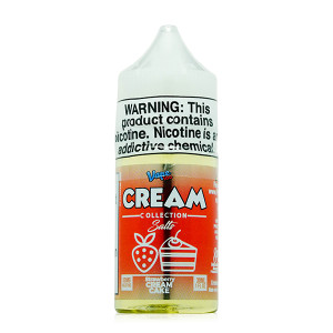Strawberry Cream Cake by Vape 100 Cream Salt E-Liquid 30ml Bottle