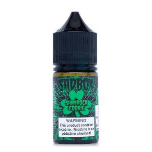 Shamrock Cookie by Sadboy Tear Drops Salt E-Liquid bottle