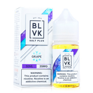 Purple Grape Ice (Grape Ice) by BLVK Salt Plus E-Liquid with Packaging Purple Grape Ice (Grape Ice) by BLVK Salt Plus E-Liquid with Packaging