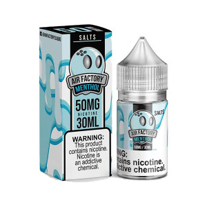 Menthol by Air Factory Salt E-Liquid with Packaging Menthol by Air Factory Salt E-Liquid with Packaging