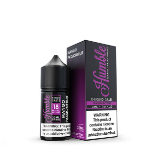 Mango Passionfruit Humble Salts 30mL with packaging Mango Passionfruit Humble Salts 30mL with packaging