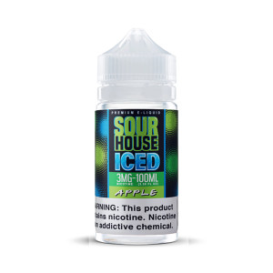 Apple Iced by Sour House E-Liquid Bottle