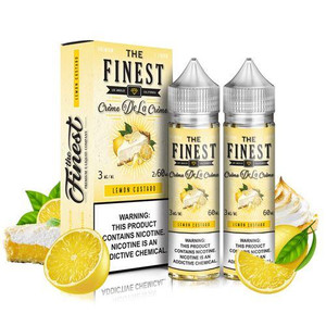 Lemon Custard by Finest Creme De La Creme E-Liquid with Packaging