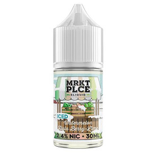Iced Watermelon Hulaberry Lime by MRKT PLCE Salt E-Liquid Bottle