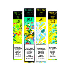Fruitia Plus Disposables 1500 Puffs Group Photo