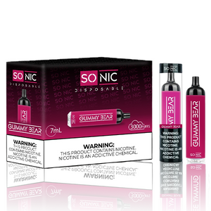 Sonic Disposable 3000-Puffs 7mL with Packaging