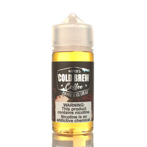 Coffee & Ice Cream by Nitro's Cold Brew Coffee E-Liquid Bottle Coffee & Ice Cream by Nitro's Cold Brew Coffee E-Liquid Bottle