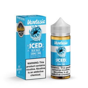 Killer Fruits Blue Razz Iced by Vapetasia Tobacco-Free Nicotine Series E-Liquid with Packaging