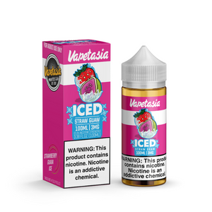 Killer Fruits Straw Guaw Iced by Vapetasia Tobacco-Free Nicotine Series E-Liquid with Packaging
