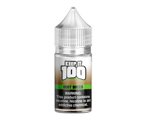 Mint Bacco By Keep It 100 TF-Nic Salt Series 30mL Bottle