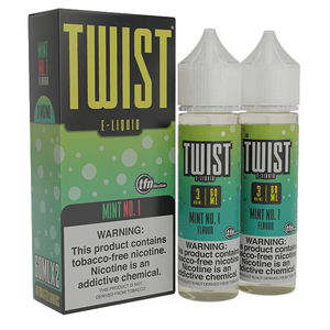 Mint No. 1 by Twist TFN Series (x2 60mL) with packaging Mint No. 1 by Twist TFN Series (x2 60mL) with packaging