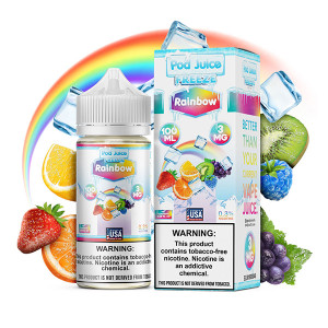 Rainbow Freeze by Pod Juice Series 100mL with packaging