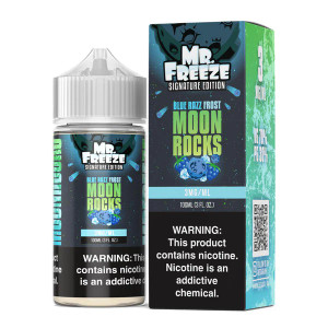 Blue Razz Frost MoonRocks by Mr. Freeze Tobacco-Free Nicotine Series 100mL with Packaging