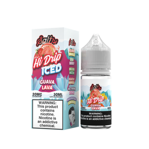Guava Lava Iced by Hi-Drip Salts Series 30mL with Packaging- 20MG