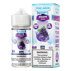 Grape Cola Freeze by Pod Juice TFN Series 100mL with packaging