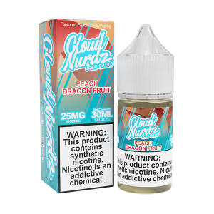 Peach Dragonfruit Iced By Cloud Nurdz TFN Salt Series 30mL with packaging
