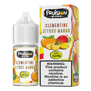 Clementine Citrus Mango by Fruision E-Juice (30mL)(Salts) with packaging Clementine Citrus Mango by Fruision E-Juice (30mL)(Salts) with packaging