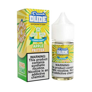Apple Fritter French Dude Salts 30mL with packaging Apple Fritter French Dude Salts 30mL with packaging