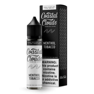 Menthol Tobacco Coastal Clouds 60mL with packaging Menthol Tobacco Coastal Clouds 60mL with packaging