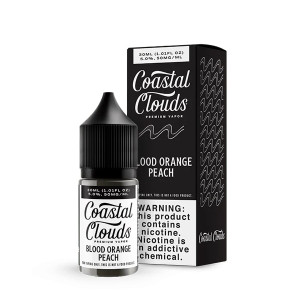 Blood Orange Peach Coastal Clouds Salt 30mL with packaging