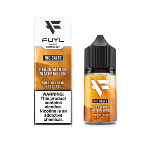 Peach Mango Watermelon Fuyl Salts 30mL with packaging Peach Mango Watermelon Fuyl Salts 30mL with packaging
