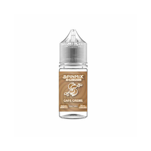 Café Crème Spinmix Salts 30mL bottle Café Crème Spinmix Salts 30mL bottle