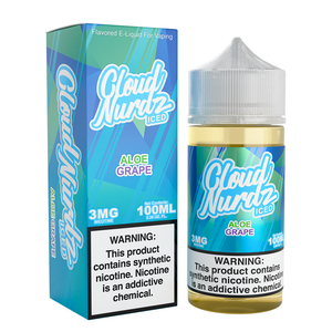 Aloe Grape Ice Cloud Nurdz 100mL with packaging Aloe Grape Ice Cloud Nurdz 100mL with packaging