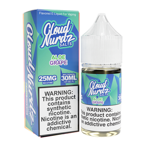 Aloe Grape Cloud Nurdz Salts 30mL with packaging