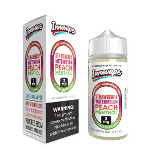 Strawberry Watermelon Peach Menthol Innevape 100mL with packaging Strawberry Watermelon Peach Menthol Innevape 100mL with packaging