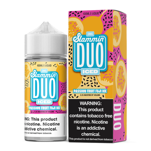 Passionfruit Fuji Ice Slammin Duo 100mL with packaging Passionfruit Fuji Ice Slammin Duo 100mL with packaging