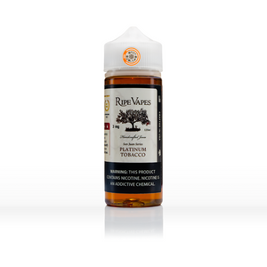 Platinum Tobacco Ripe Vapes 120mL bottle Platinum Tobacco Ripe Vapes 120mL bottle