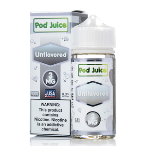 Unflavored Pod Juice TFN 100mL with packaging