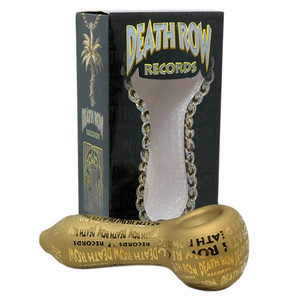 Death Row Records (Hand Pipe) 4" Metallic Etched Spoon with packaging